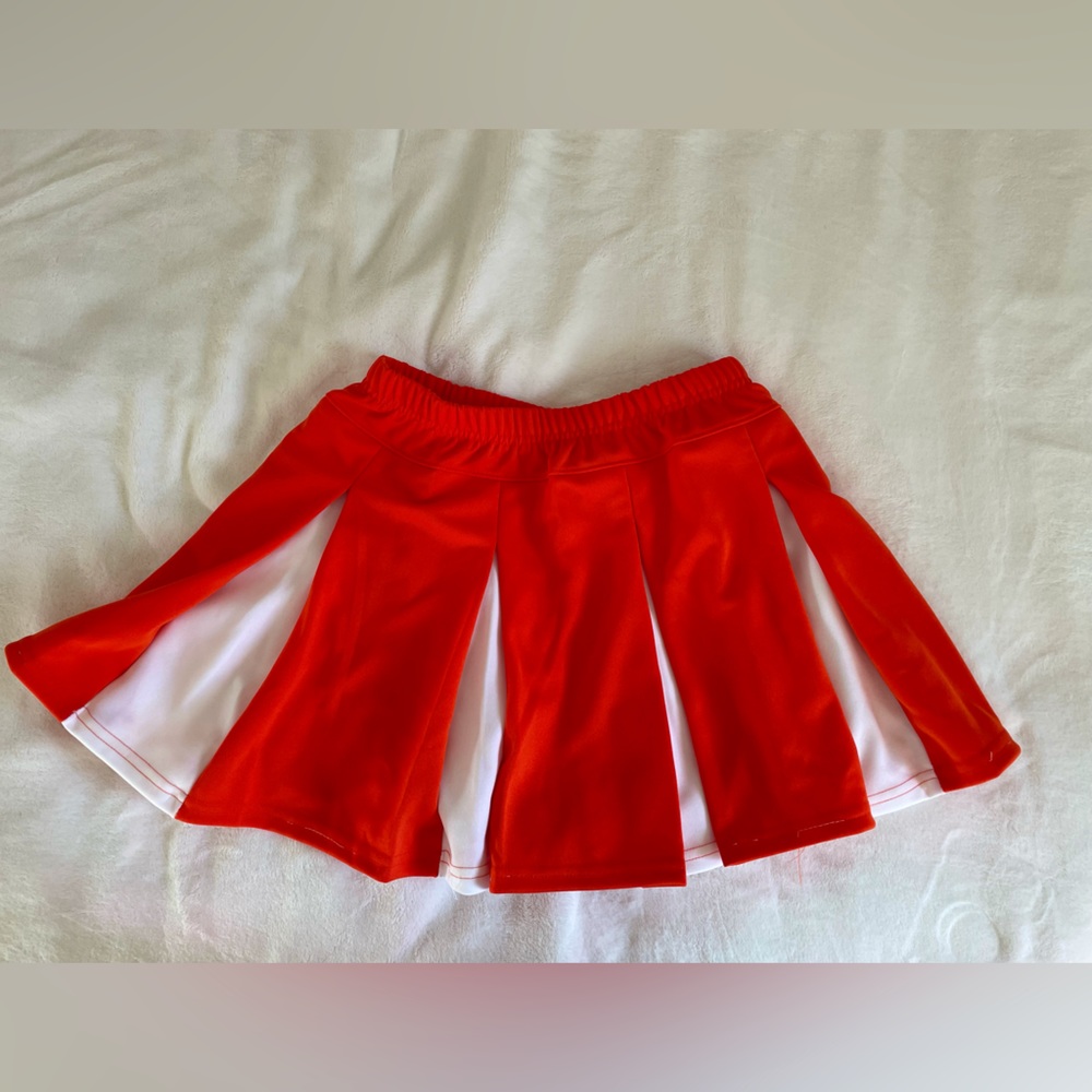 Orange Red Cheer Skirt | Augusta Sportswear | Size
